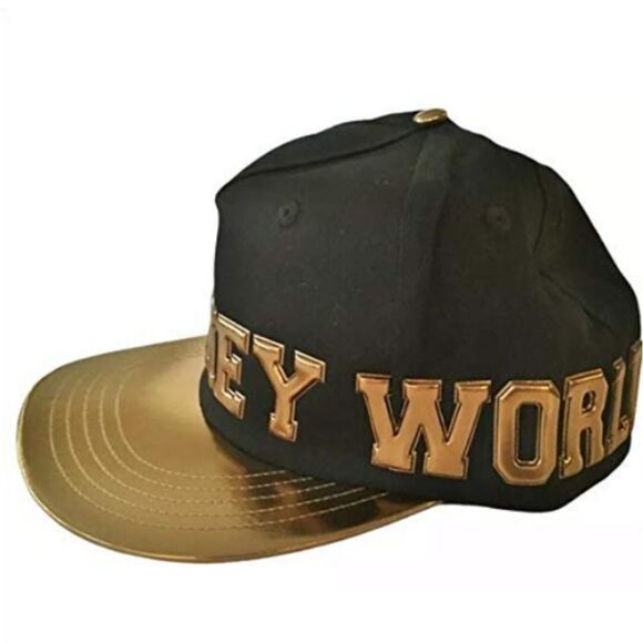 BRAND NEW DISNEY PARKS WALT DISNEY WORLD BELLE OF THE BALL BRONZE GOLD LOGO CAP - Picture 10 of 15